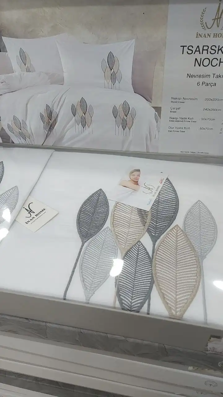 Комплект постельного белья с вышивкой из Турции - Барахолка в Самара