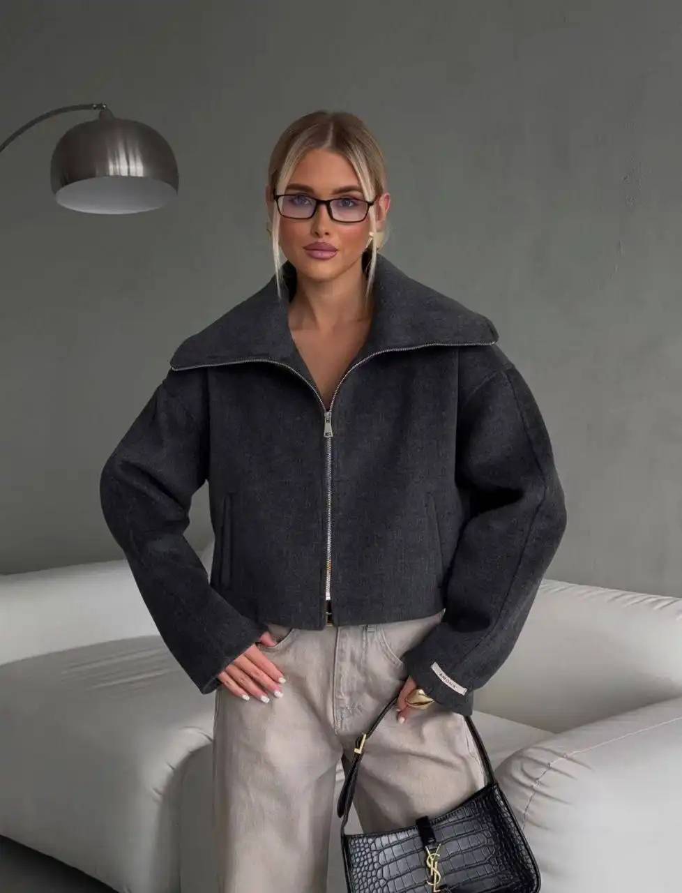 Бомбер женский новый с биркой 100% шерсть - Верхняя одежда (Одежда) в Самара