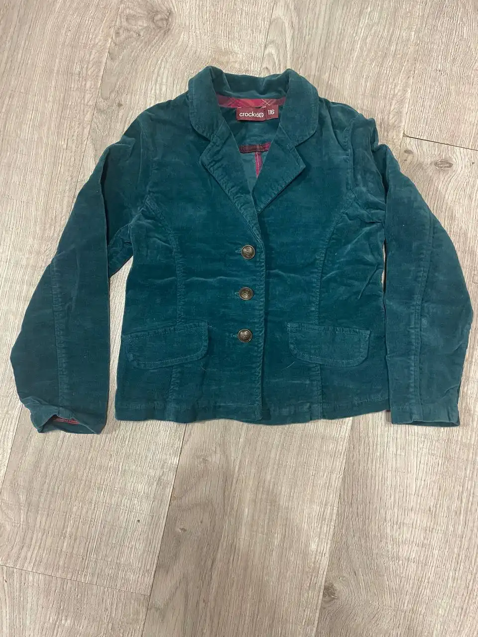 Пиджак детский велюровый размер 116 - Детская одежда (Одежда) в Самара