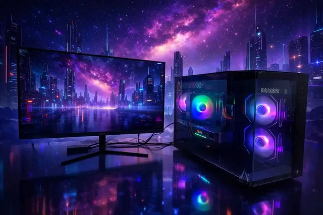 Высокопроизводительный игровой ПК с Ryzen 5 5600 и RTX 5060 - Автозвук в Самара