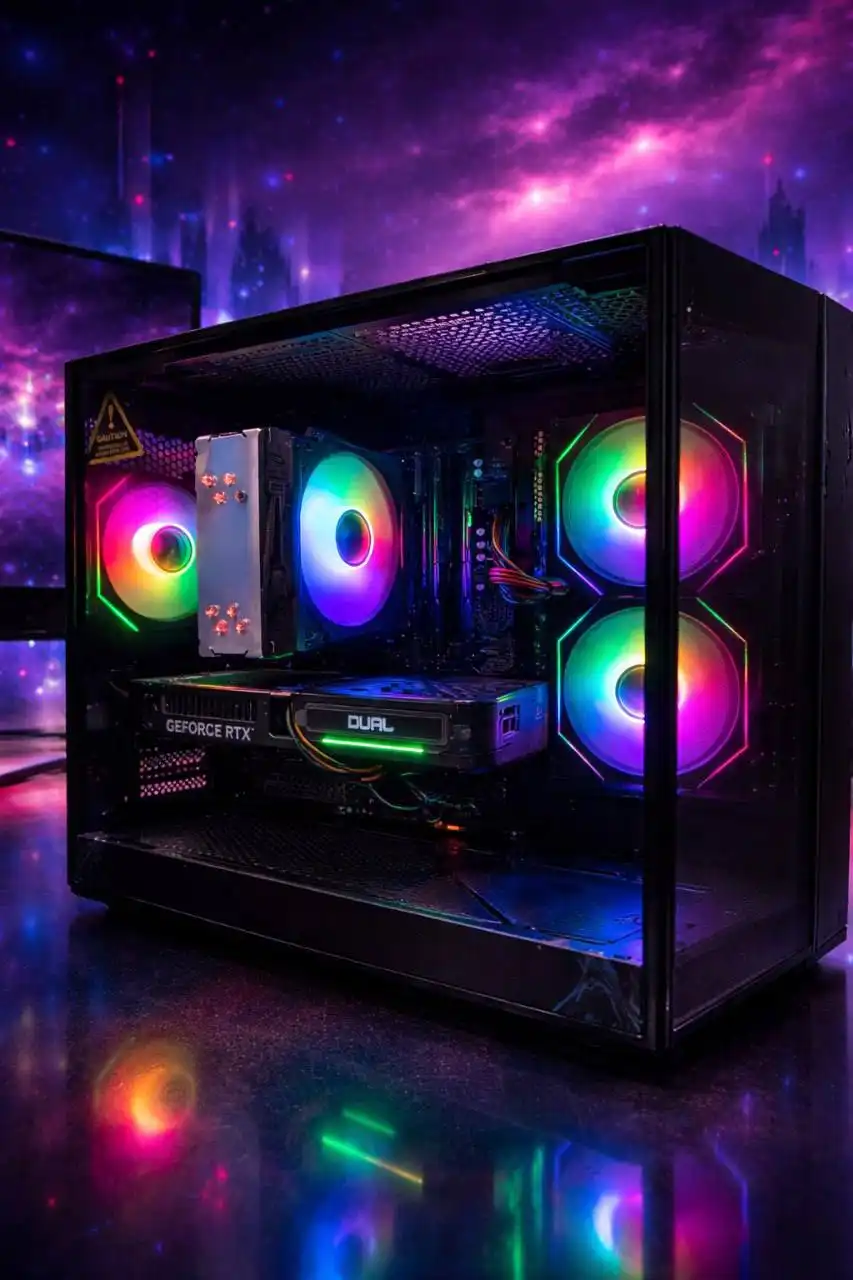 Высокопроизводительный игровой ПК с Ryzen 5 5600 и RTX 5060 - Компьютеры и комплектующие (Электроника) в Самара