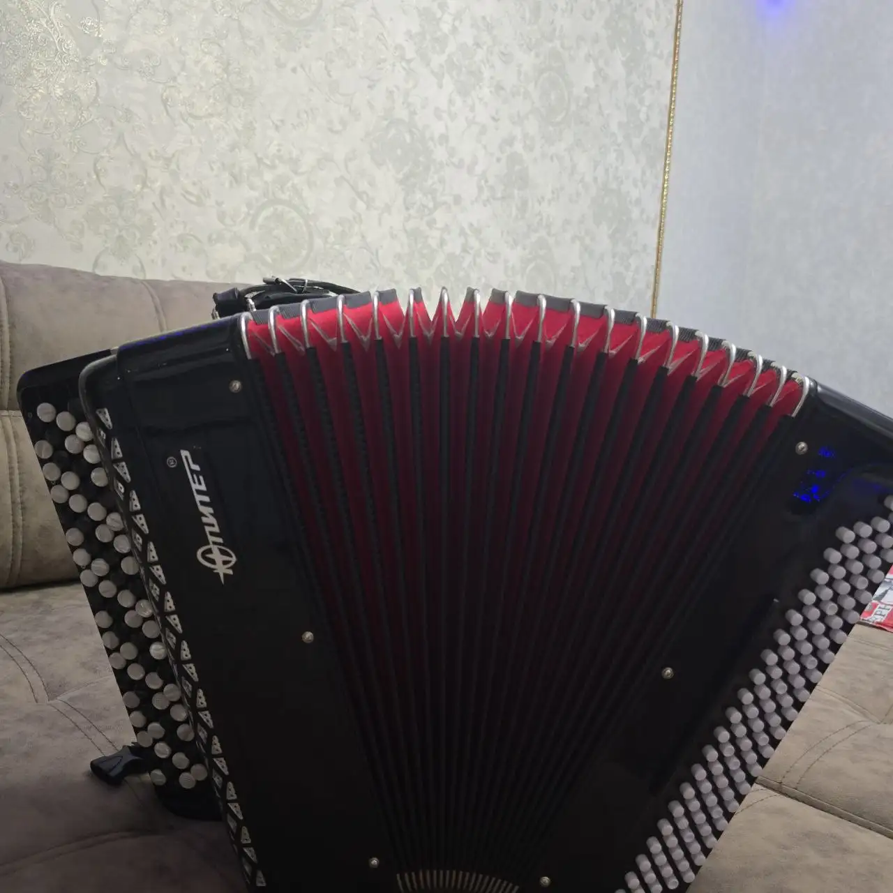 Продажа баяна "Юпитер" 2-х голосный выборный 2023 года - Музыкальные инструменты (Хобби и отдых) в Самара