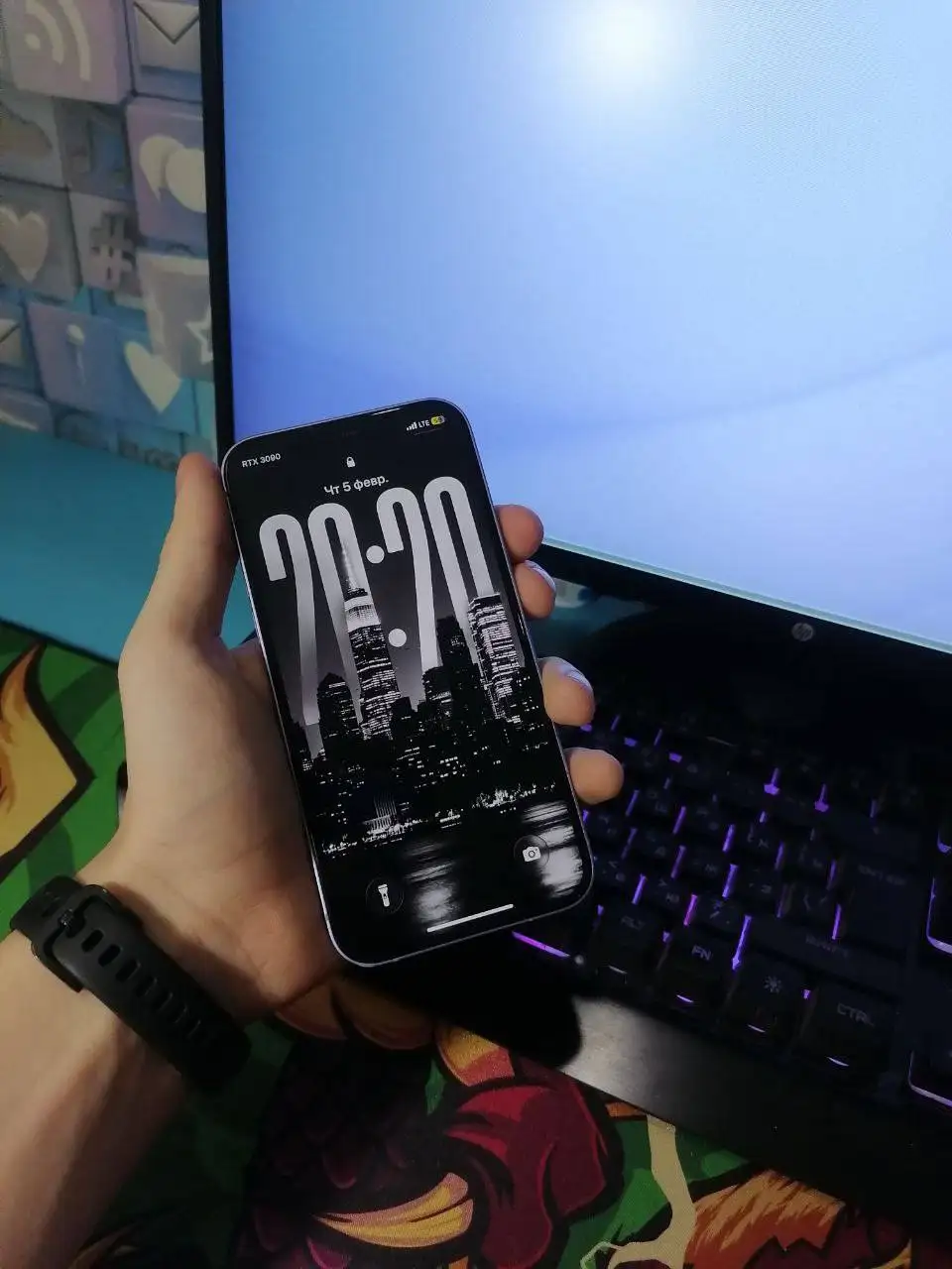 iPhone 12 128GB фиолетовый полный комплект - Смартфоны (Электроника) в Самара