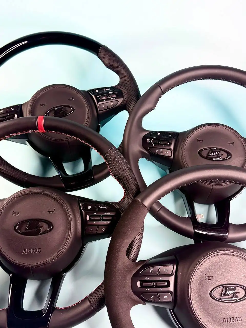 Новый руль Lada в стиле KIA с подушкой безопасности - Руль (Авто) в Самара