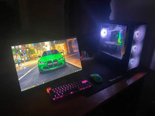 Комплектующие для игрового ПК с монитором и периферией - Компьютерные комплектующие в Самара