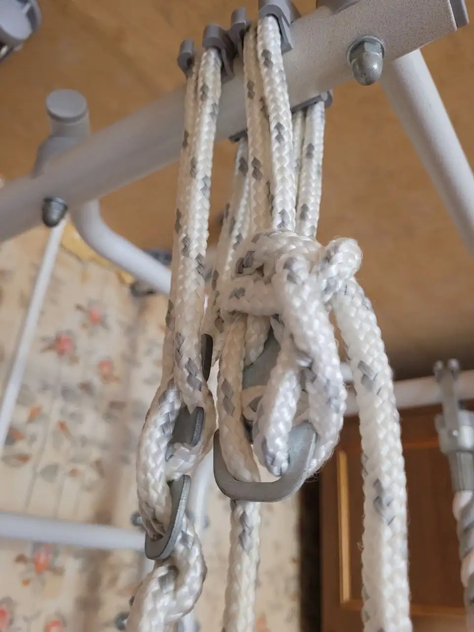 Детский спортивный комплекс с турником, кольцами, трапецией и канатом - Спортивные комплексы (Товары для детей) в Самара