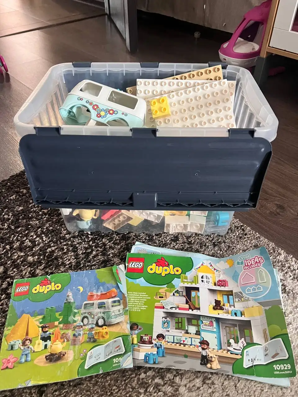 Набор Лего дупло: дом + пикник - Игрушки (Барахолка) в Самара