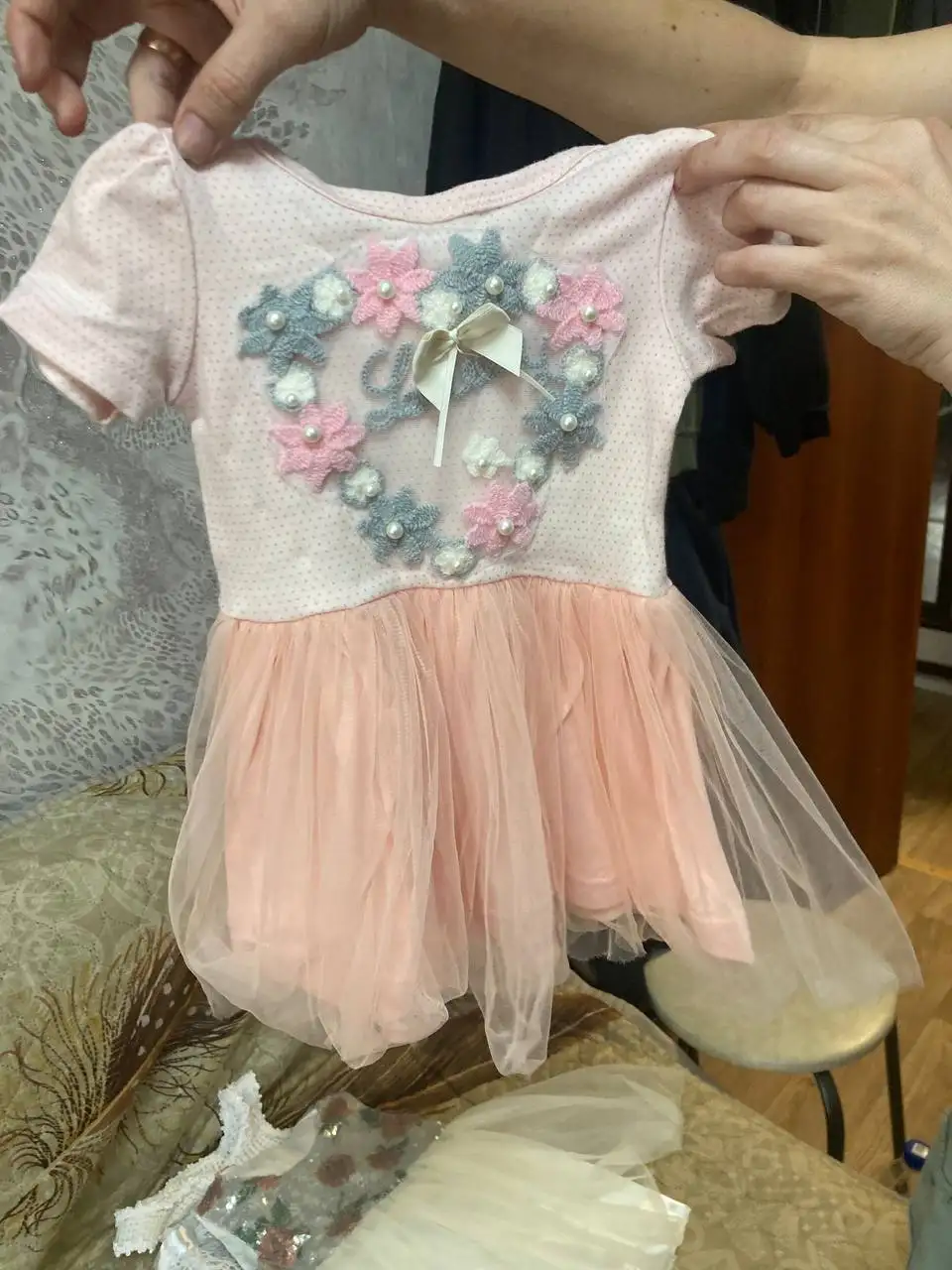 Платья 86 рост и кроссовки 21 размер для девочки - Детская одежда (Одежда) в Самара