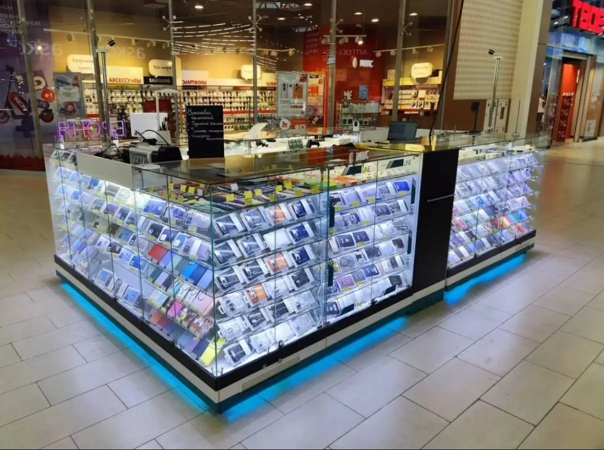 Продажа торгового острова аксессуаров для телефонов в ТРК Амбар - Торговый остров (Готовый бизнес и оборудование) в Самара