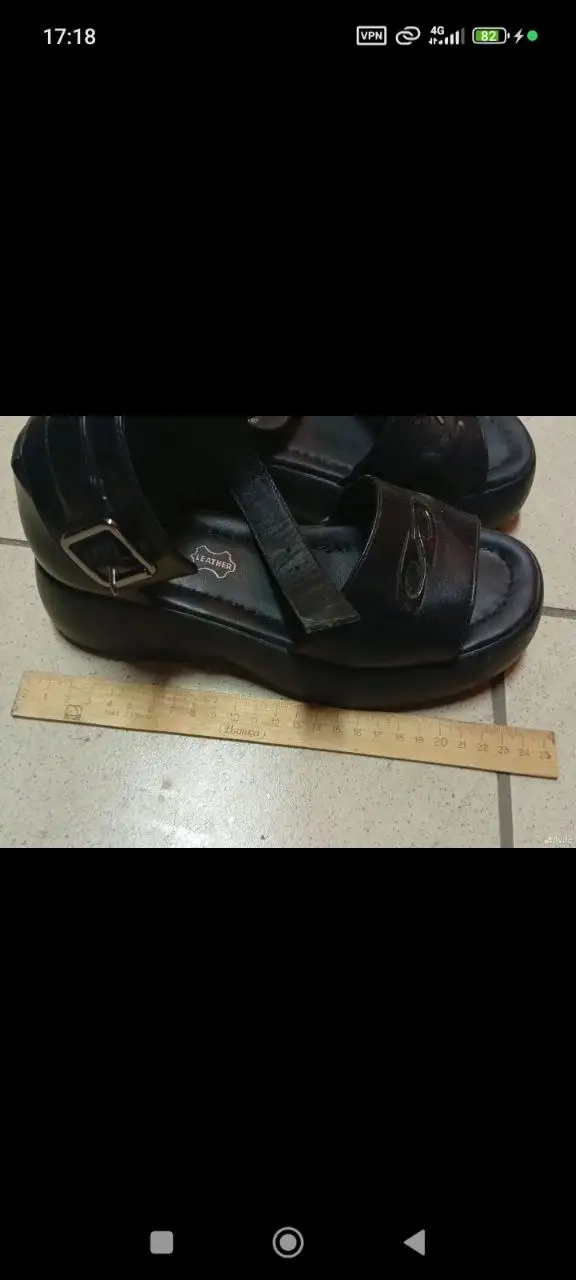 Элегантные женские сандалии Leather, 36 размер - Обувь (Одежда) в Самара