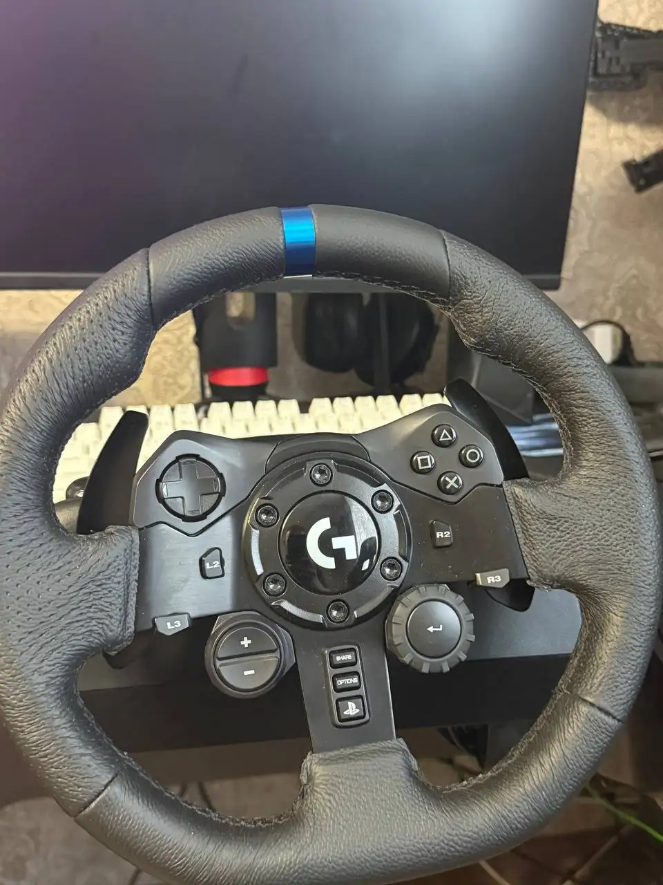 Игровой руль Logitech G923 с КПП - Игровые устройства (Электроника) в Самара