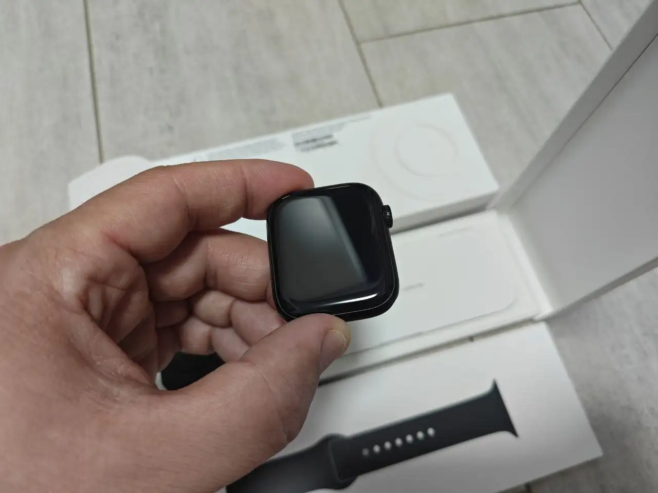 Apple Watch Series 9 45mm midnight темно-синие - Умные часы (Электроника) в Самара