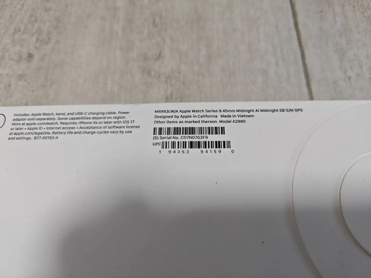 Apple Watch Series 9 45mm midnight темно-синие - Умные часы (Электроника) в Самара