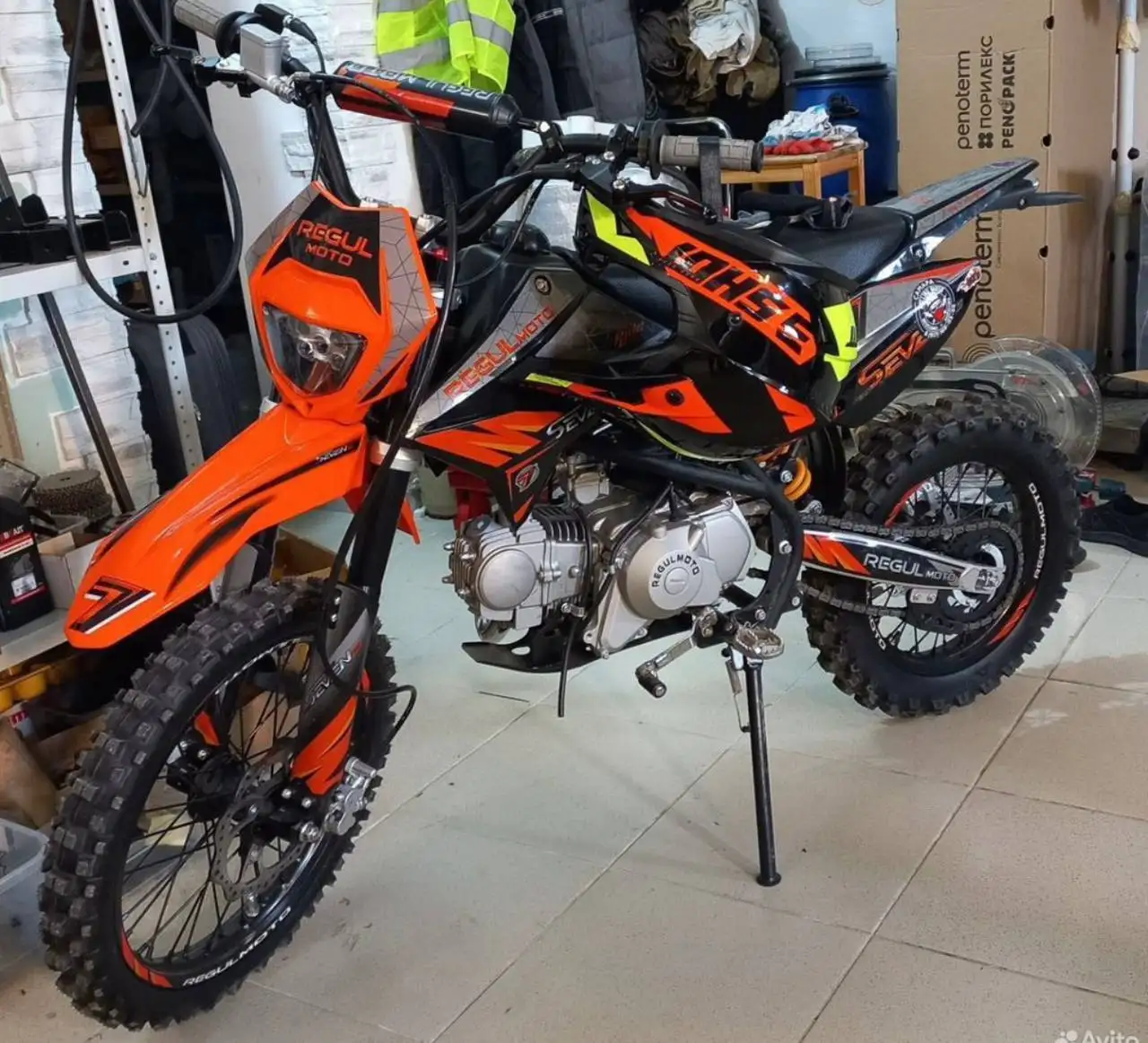 Продам ПитБайк RegulMoto Seven Pro - Мотоциклы и мототехника (Хобби и отдых) в Самара