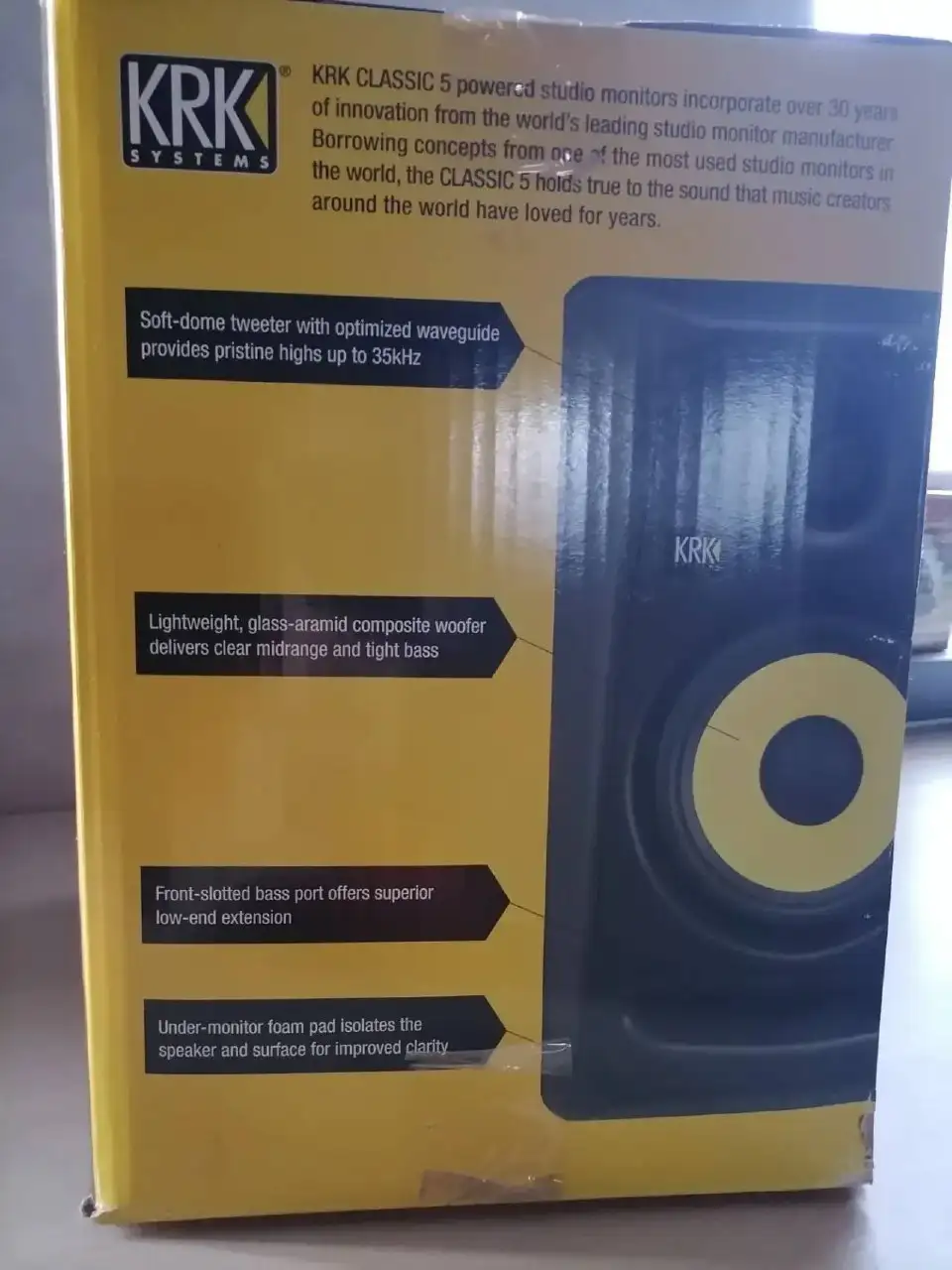 Студийные мониторы активные Krk classic 5 - Аудиотехника (Электроника) в Самара