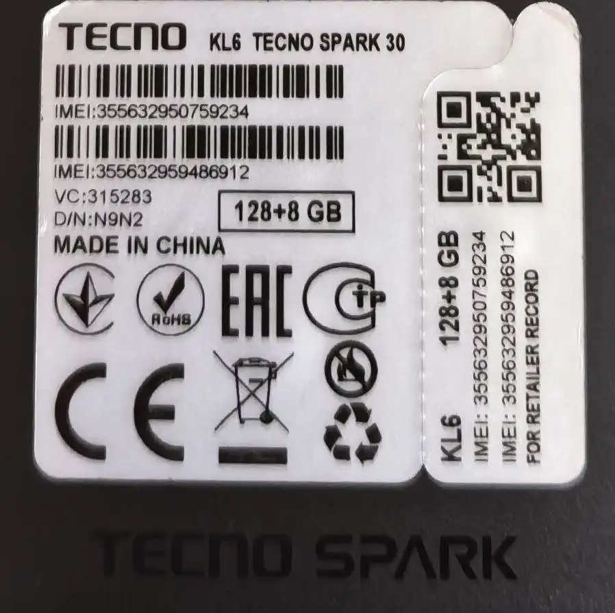 Продам Tecno Spark 30 128/GB - Смартфоны и аксессуары (Электроника) в Самара