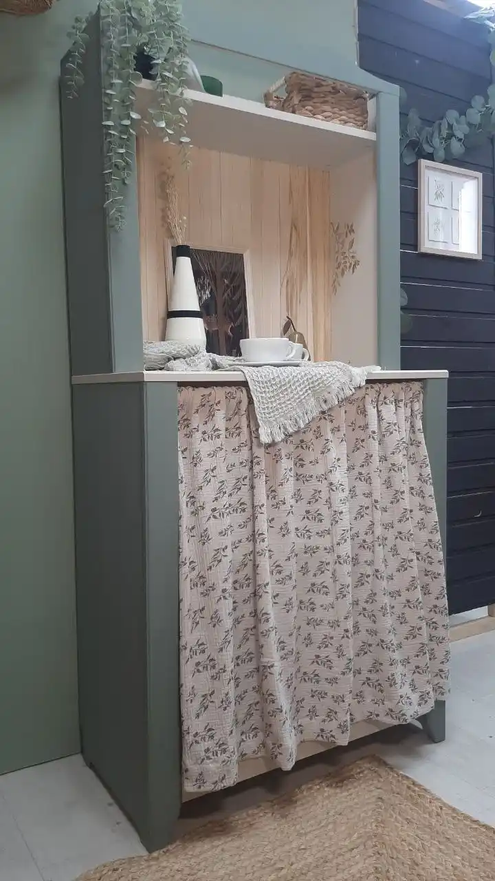 Шкаф-стеллаж мини-буфет IKEA в стиле прованс