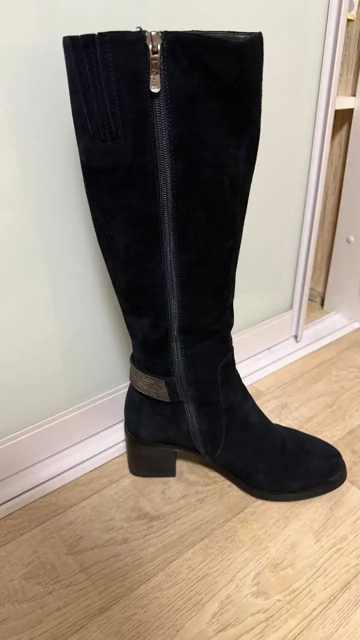 Сапоги замшевые натуральные 38 размер