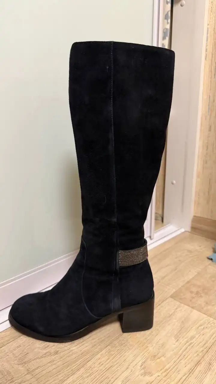 Сапоги замшевые натуральные 38 размер