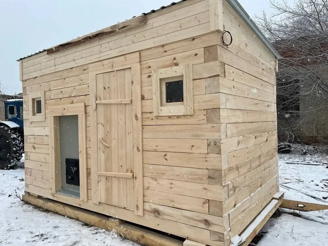 Баня из бруса 150х150 2,4х4 - частное объявление в Челябинск