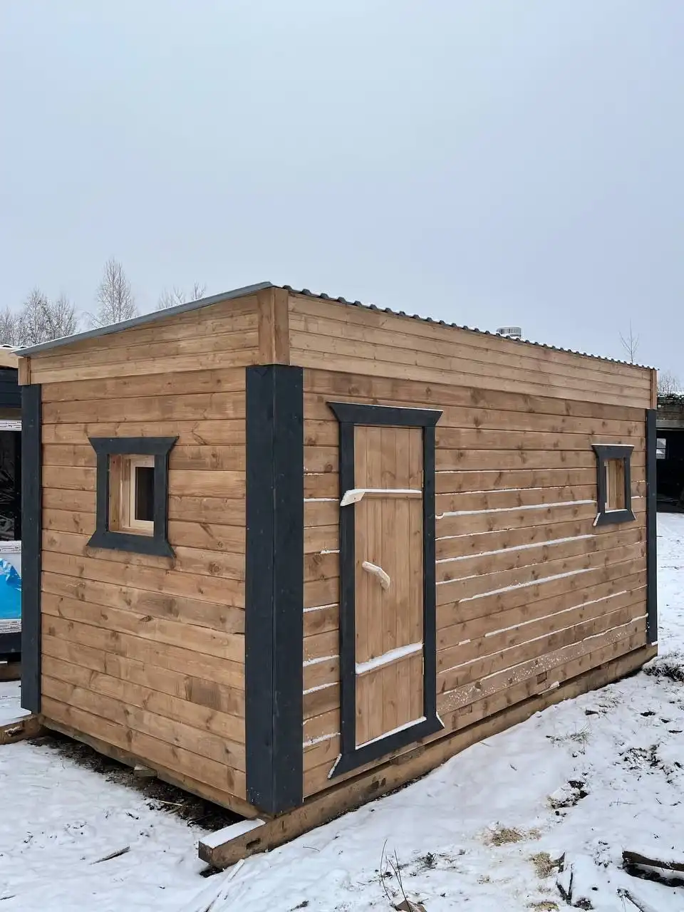 Баня из профилированного бруса 2,4х5