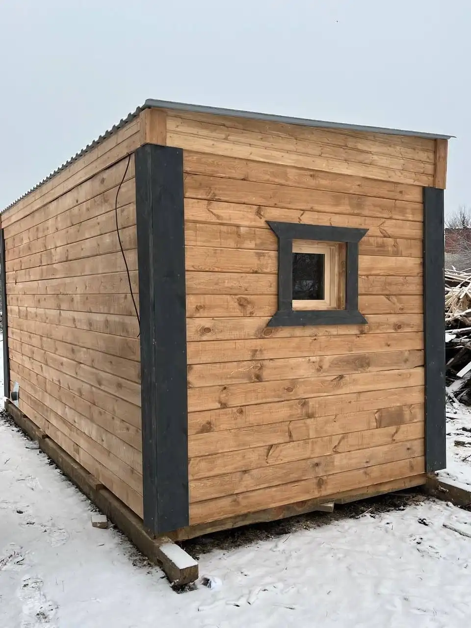 Баня из профилированного бруса 2,4х5