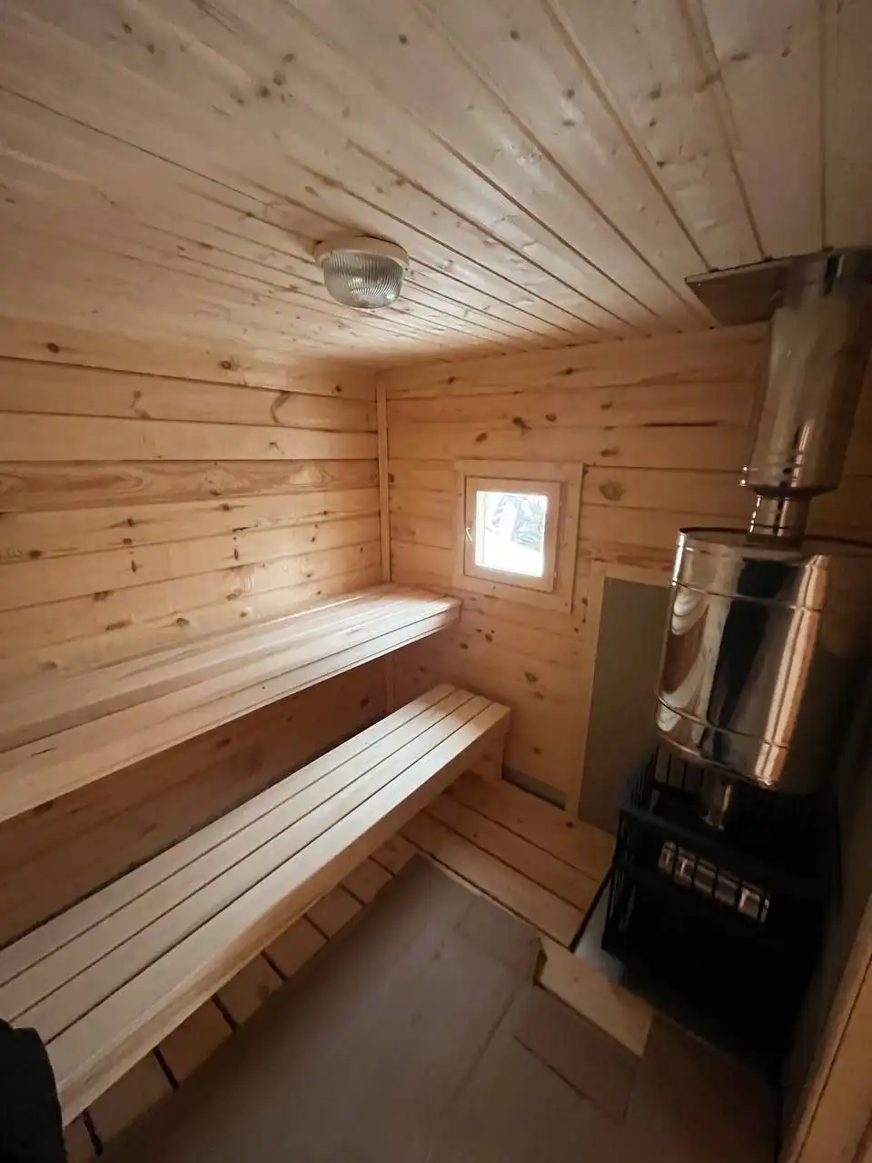 Баня из профилированного бруса 2,4х5
