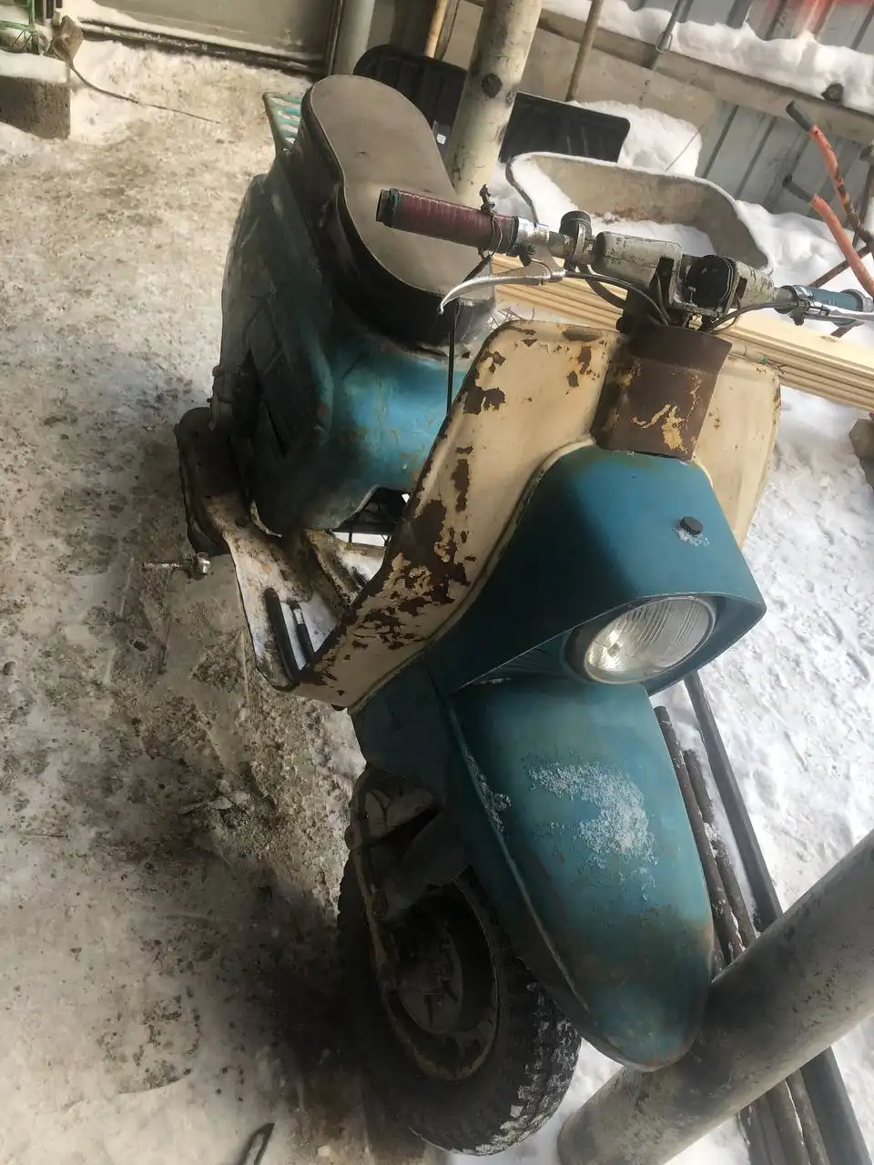 Разбор мотороллера Вятка мотор