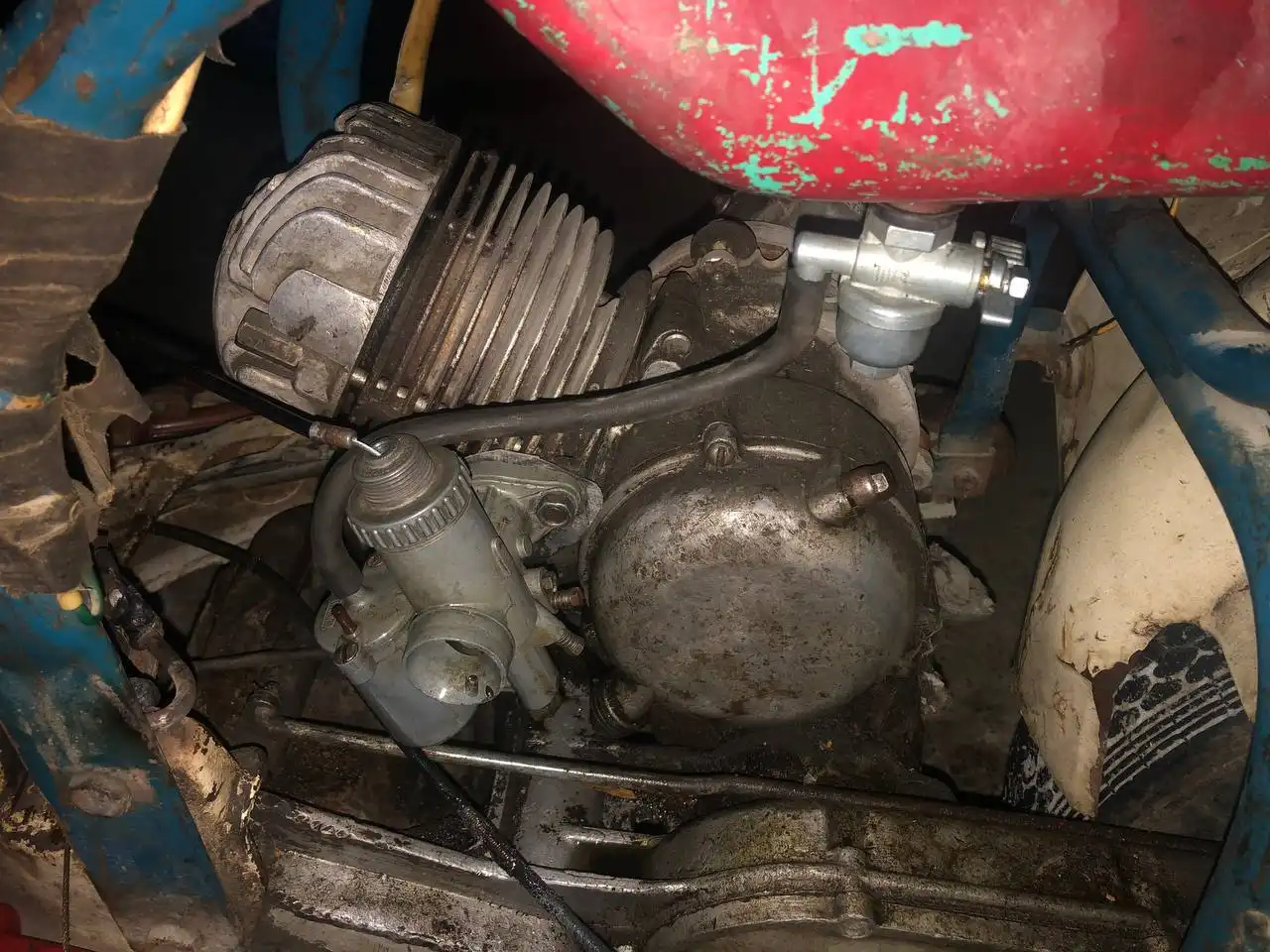 Разбор мотороллера Вятка мотор