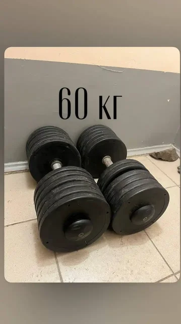 Продажа профессиональных разборных гантелей Vasil-Gym 60 кг - Разное в Челябинск