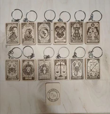 Брелок гороскоп из березы - Вейп-товары в Челябинск