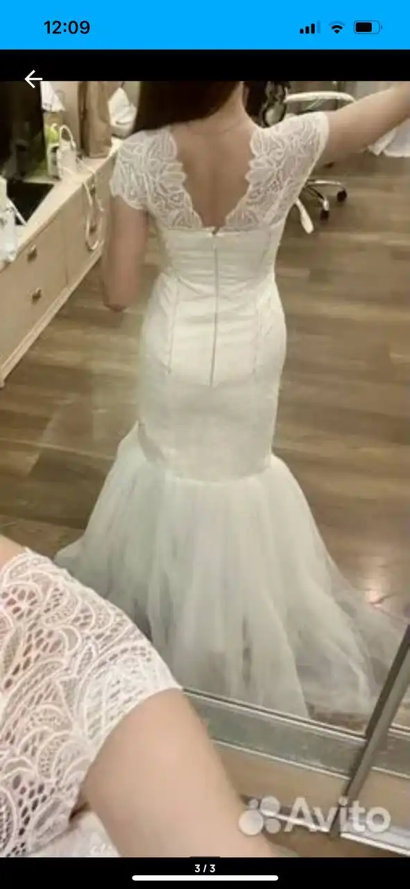 Продам свадебное/выпускное платье силуэт "рыбка" - Платья (Одежда) в Челябинск