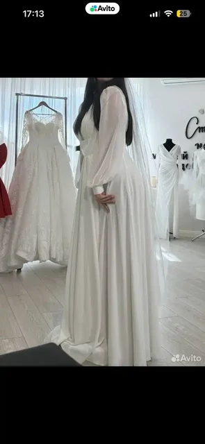 Свадебное платье цвет айвори 46-48р - Вейп-товары в Челябинск