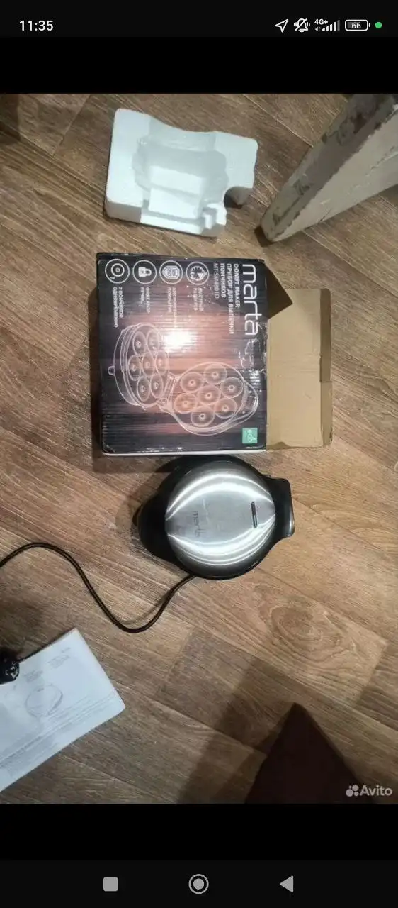 DONUT MAKER прибор для выпечки маленьких пончиков MT-SM48010 - Барахолка в Челябинск