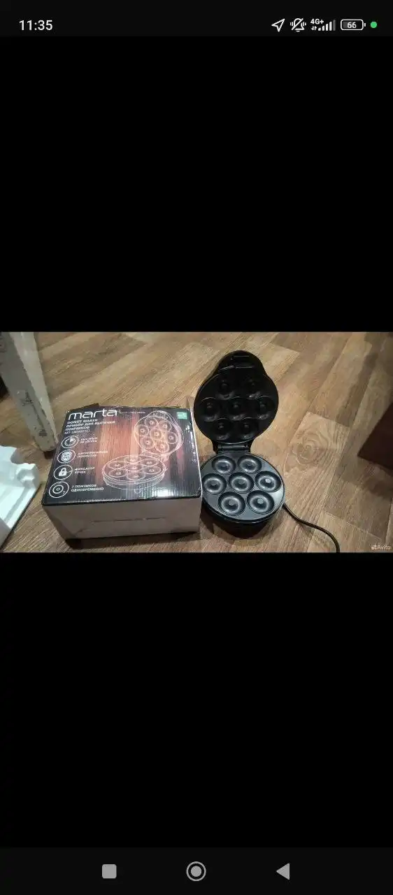 DONUT MAKER прибор для выпечки маленьких пончиков MT-SM48010 - Барахолка в Челябинск