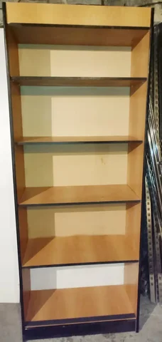 Стеллаж ЛДСП коричневый 220x86x40 см - Матрасы в Челябинск