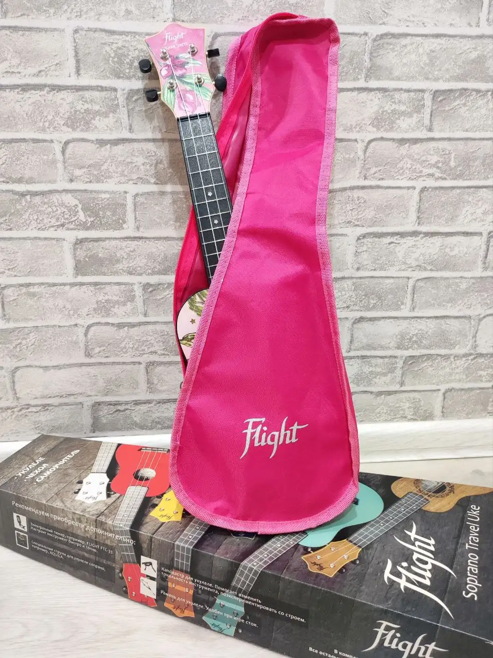 Продажа укулеле Flight TUS - Alyona Shvetz в чехле и коробке - Музыкальные инструменты (Хобби и отдых) в Челябинск