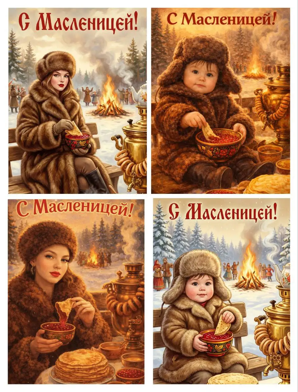 Открытка с Масленицей - Барахолка в Челябинск