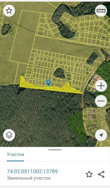 Участок в форме самолета для сельхоз использования у озера Кумкуль - Квартиры в Челябинск