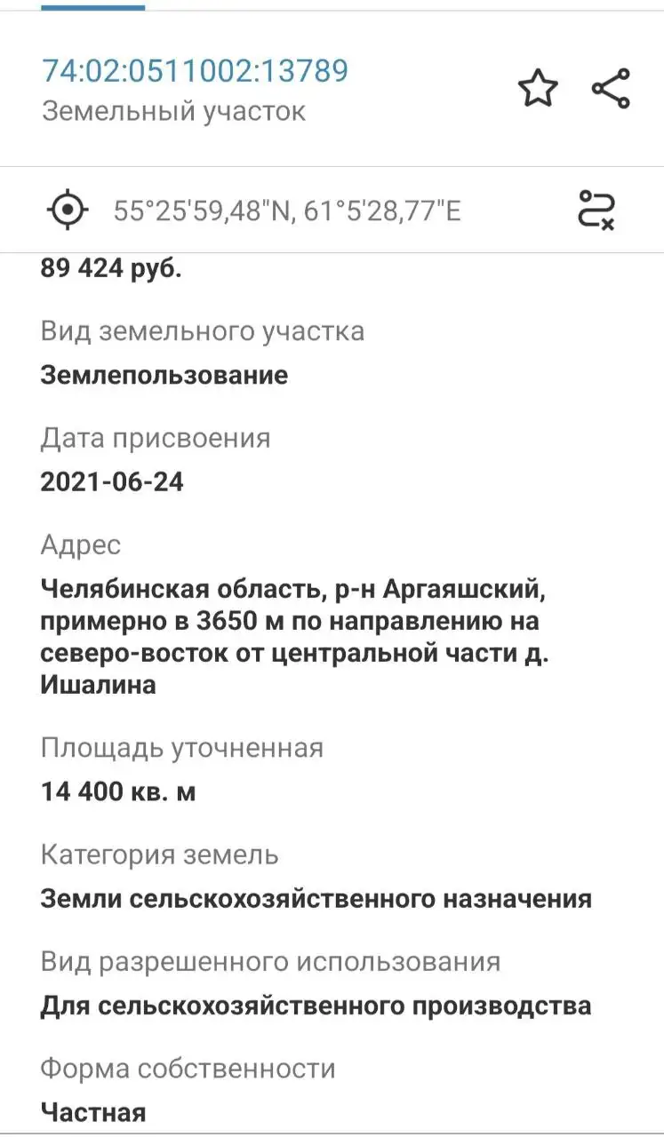 Участок в форме самолета для сельхоз использования у озера Кумкуль - Земельные участки (Недвижимость) в Челябинск