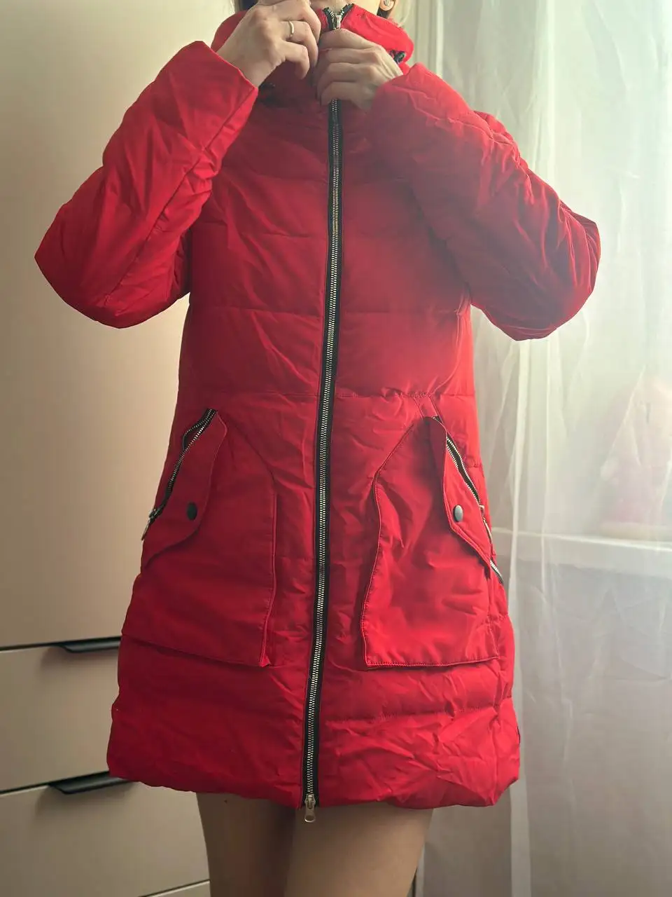 Пуховик зимний размер 44 - Верхняя одежда (Одежда) в Челябинск