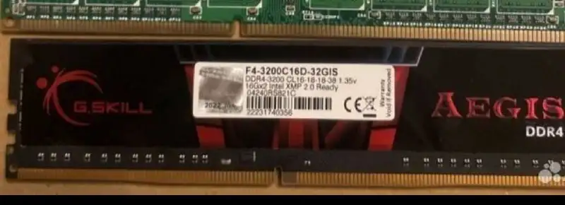 Модуль памяти DDR4 16GB 3200 МГц - Компьютерные комплектующие (Электроника) в Челябинск