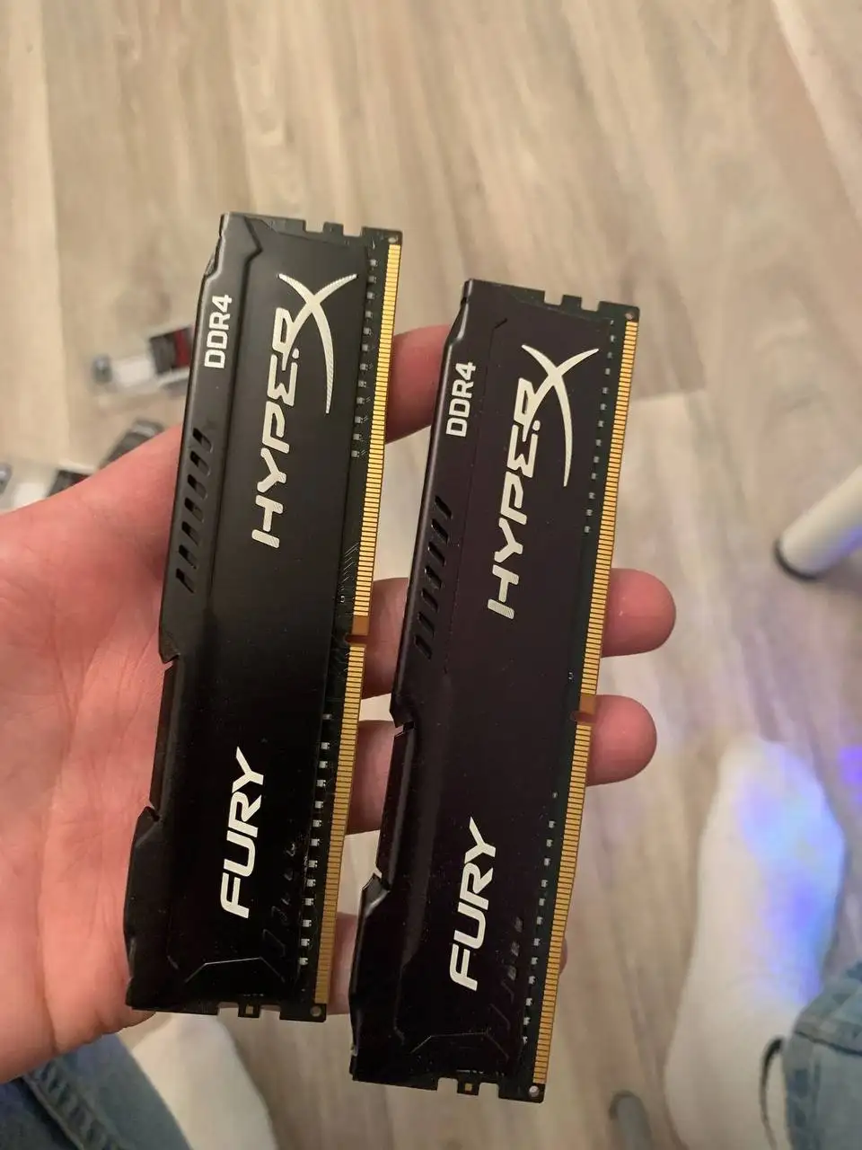 Продам оперативную память Kingston HyperX FURY Black Series DDR4 - Комплектующие для ПК (Электроника) в Челябинск
