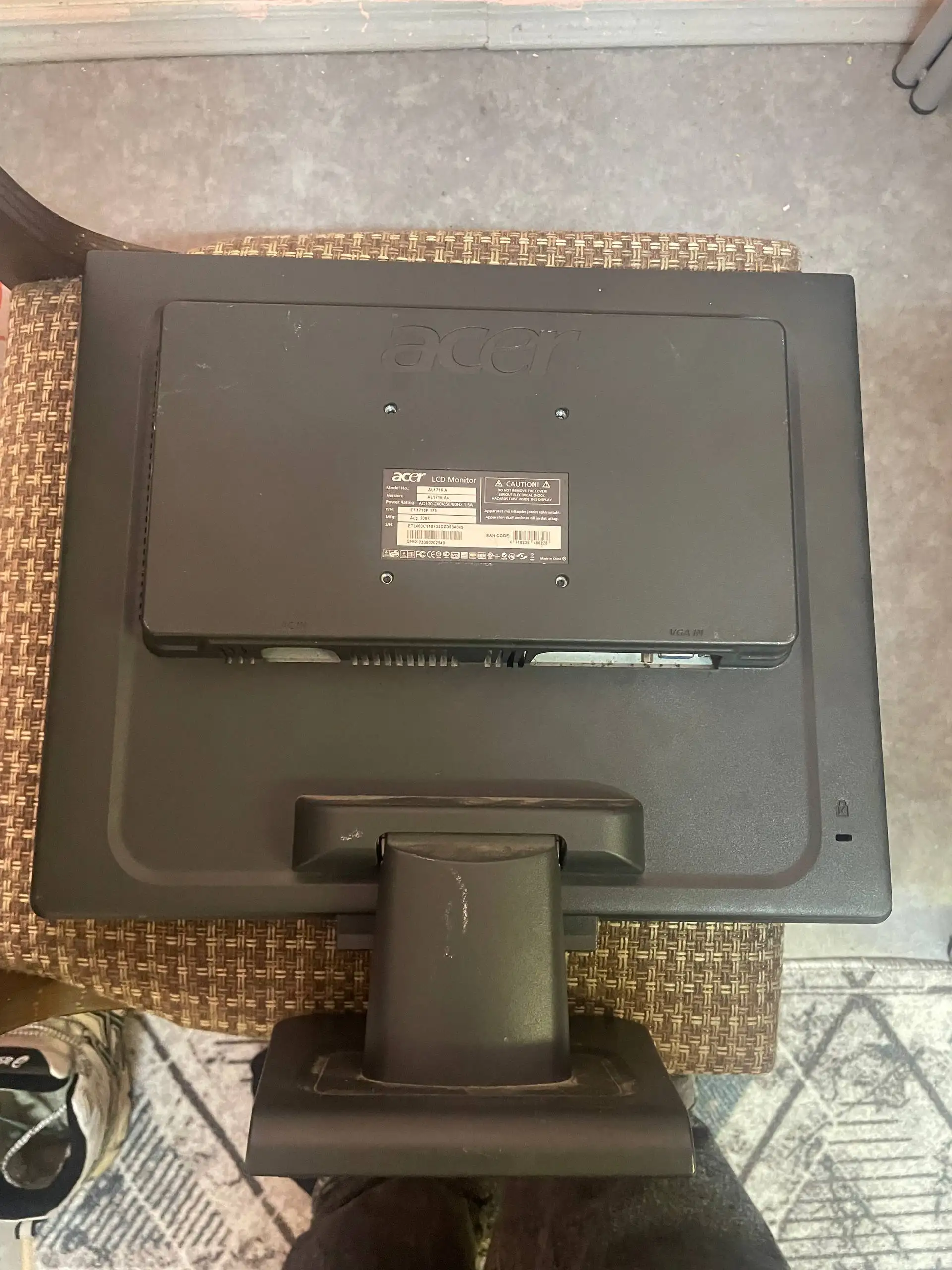 Acer монитор рабочий - Электроника в Челябинск