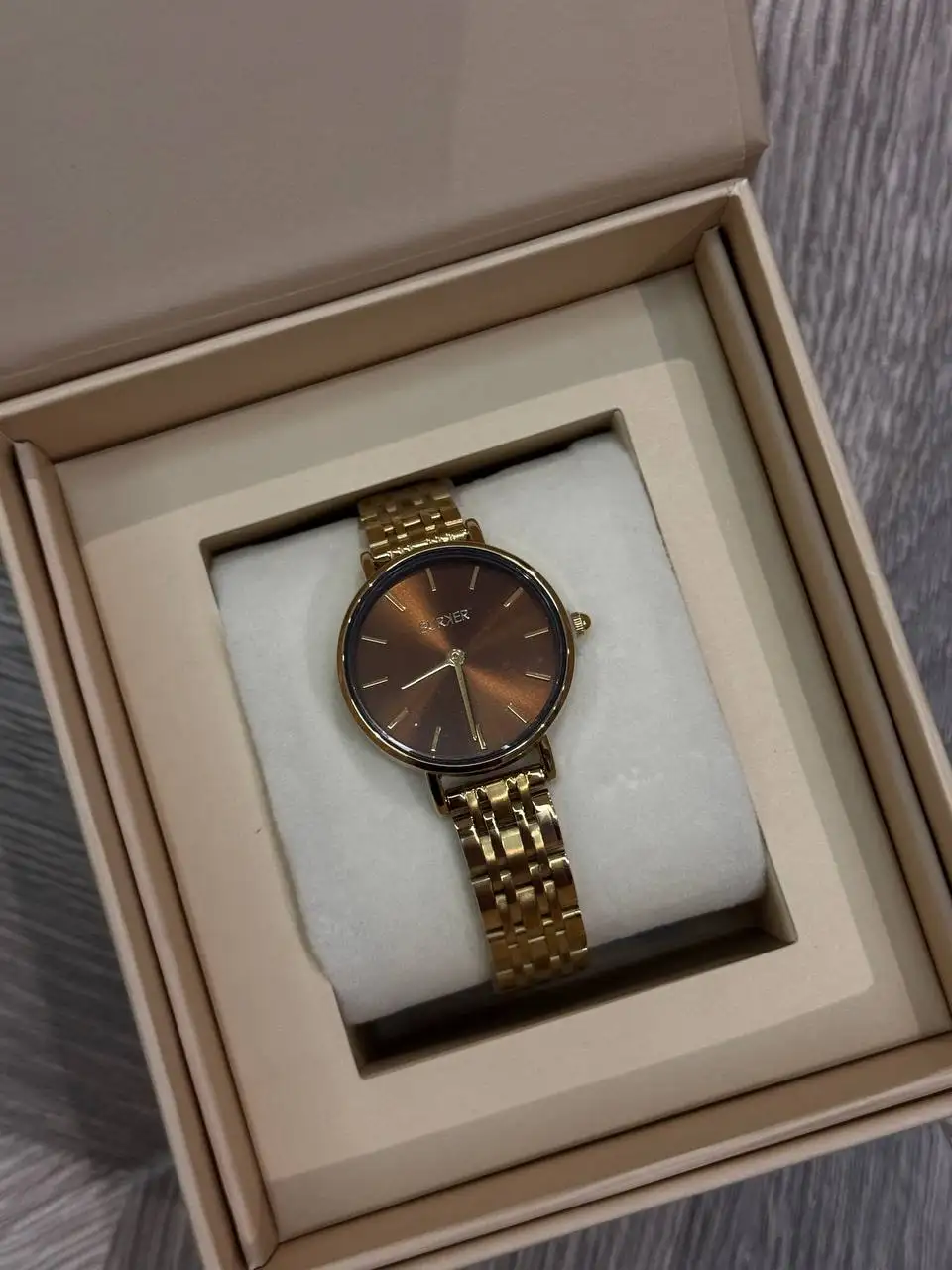 Часы Burker Ruby Petite Gold Brown - Часы (Барахолка) в Челябинск