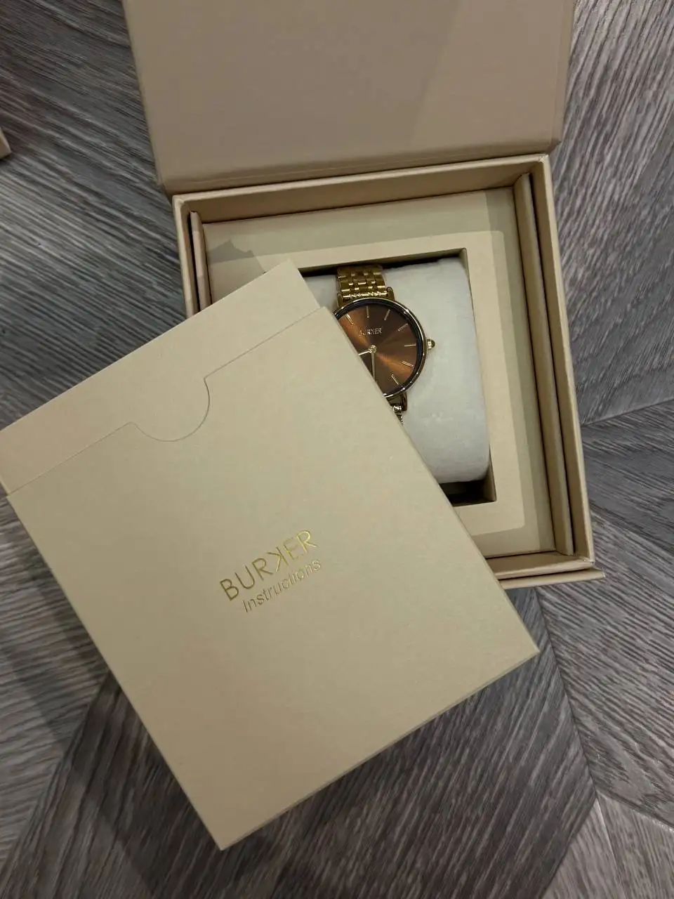 Часы Burker Ruby Petite Gold Brown - Часы (Барахолка) в Челябинск