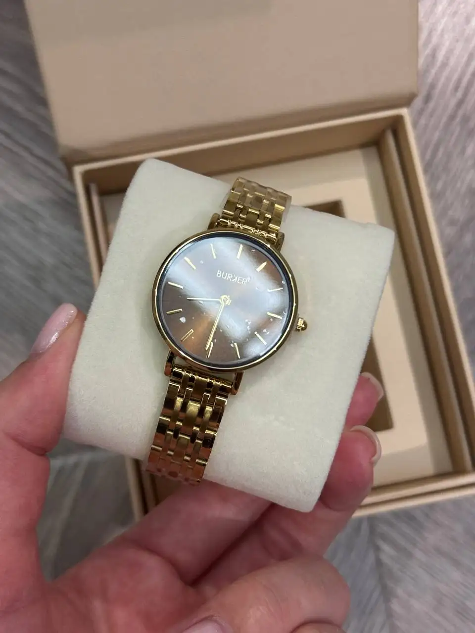 Часы Burker Ruby Petite Gold Brown - Часы (Барахолка) в Челябинск