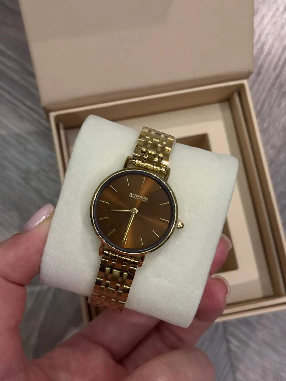 Часы Burker Ruby Petite Gold Brown - Часы (Барахолка) в Челябинск