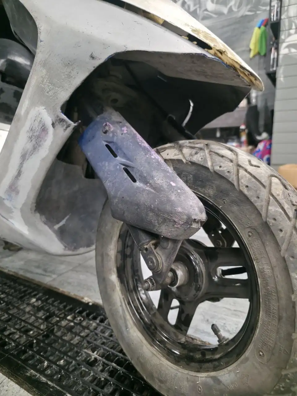 Скутер Honda Dio AF27 рама tact 30 на запчасти или восстановление - Мототехника (Авто) в Челябинск