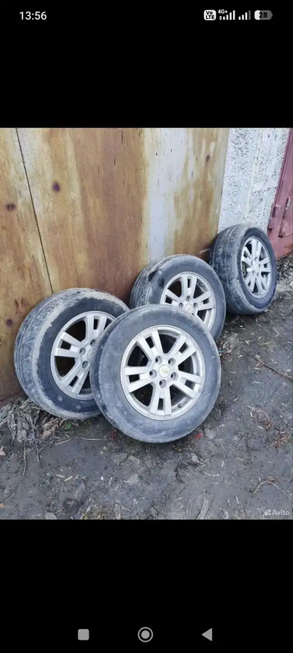 Комплект колес Chevrolet Orlando 16 дюймов - Шины, диски и колёса (Авто) в Челябинск